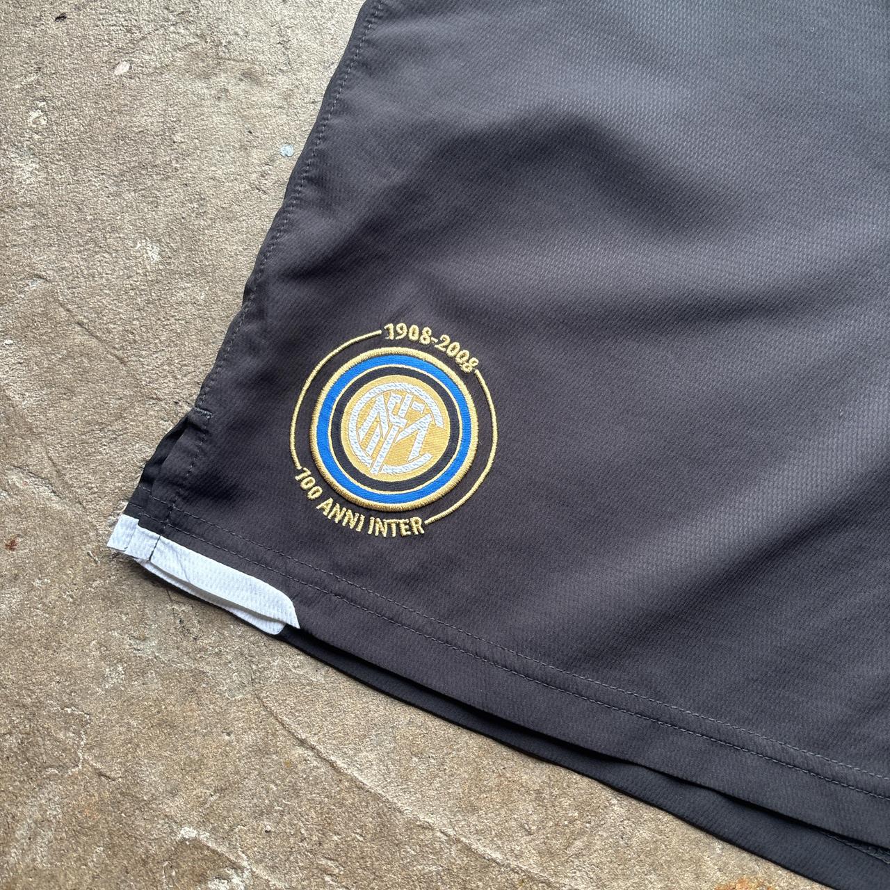 2008 Black Inter Milán Nike footballs shorts - XXL