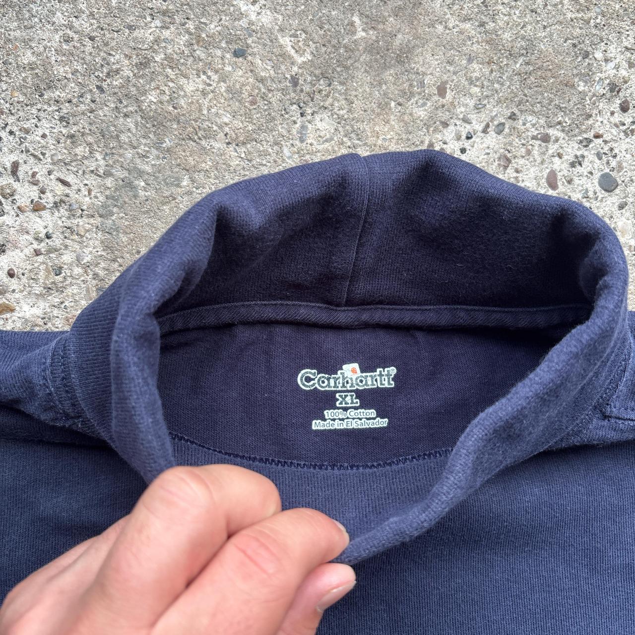 Vintage Navy Turtleneck Carhartt sweatshirt - XL
