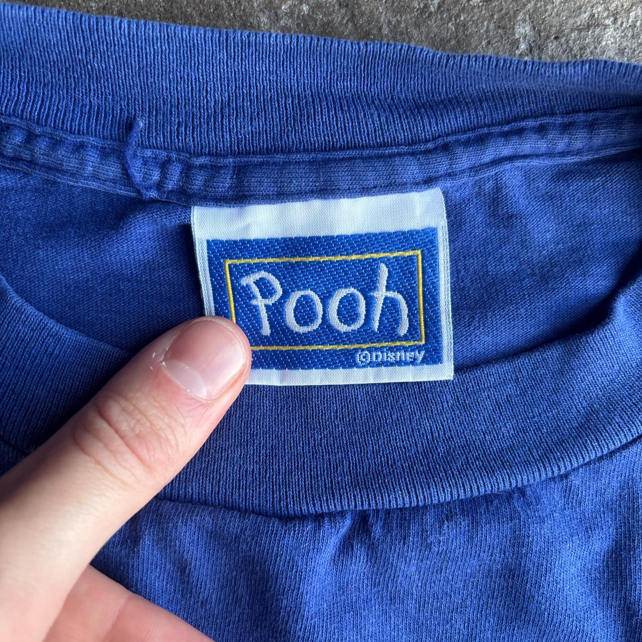 Blue Winnie the Pooh Graphic T-Shirt - L