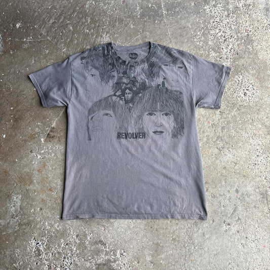 Grey The Beatles Graphic Revolver T-Shirt - L