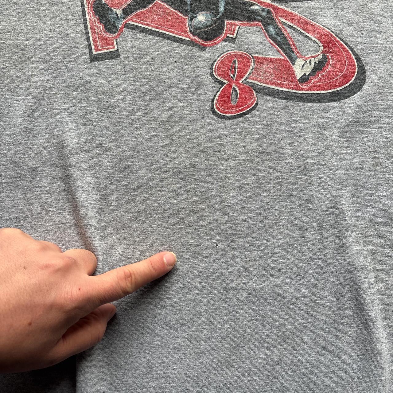 Vintage Grey Adidas Basketball graphic tee - L