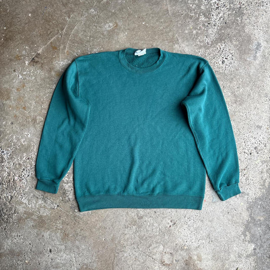 Vintage Green Lee Heavyweight Sweatshirt - L