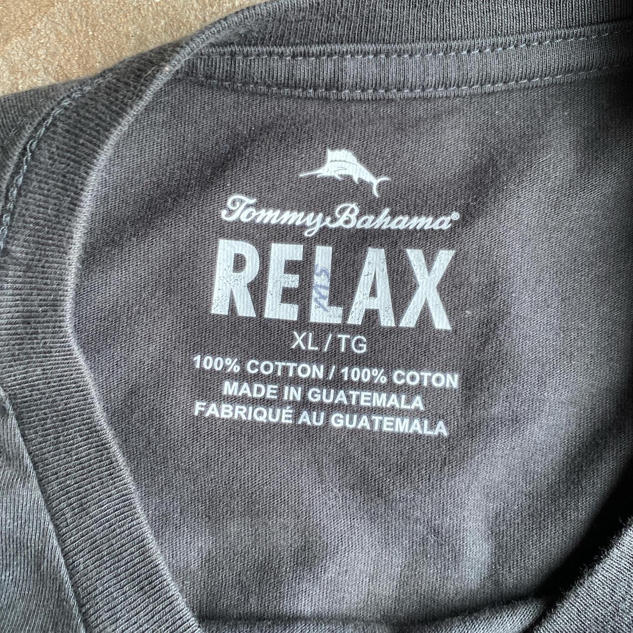 Dark Grey Graphic Tommy Bahama Bar T-Shirt - XL