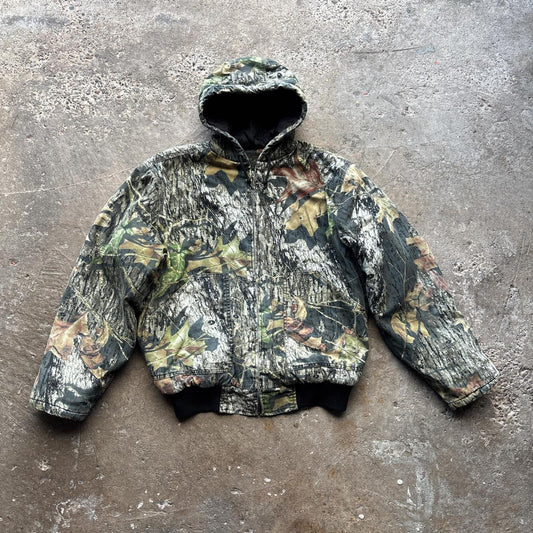 Real tree active jacket with mossy oak print - L