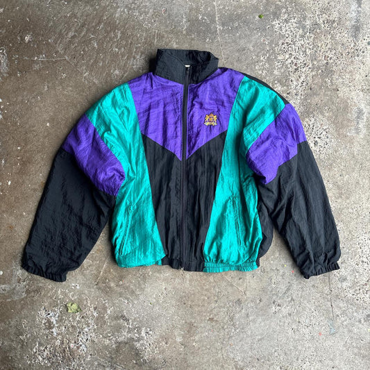 Black & Purple Vintage Hugo Boss Windbreaker