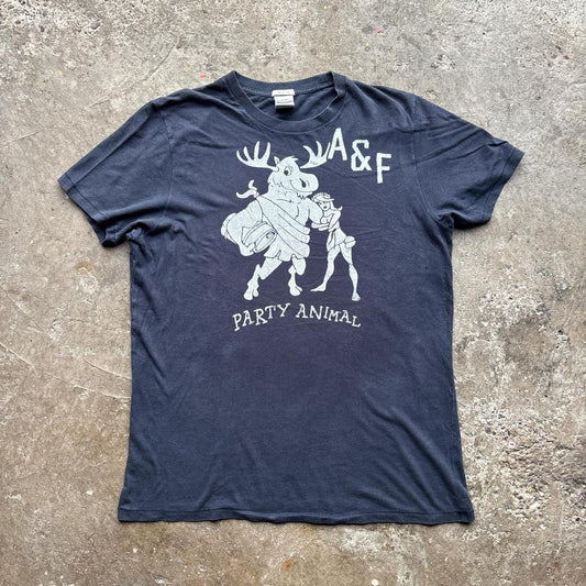 Navy Abercrombie & Fitch graphic tee