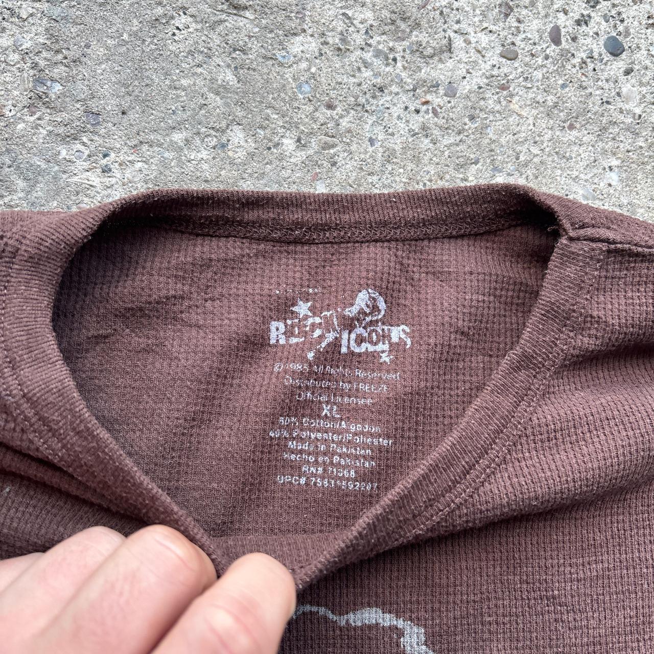 Y2k Brown Jimi Hendrix long-sleeve top - XL
