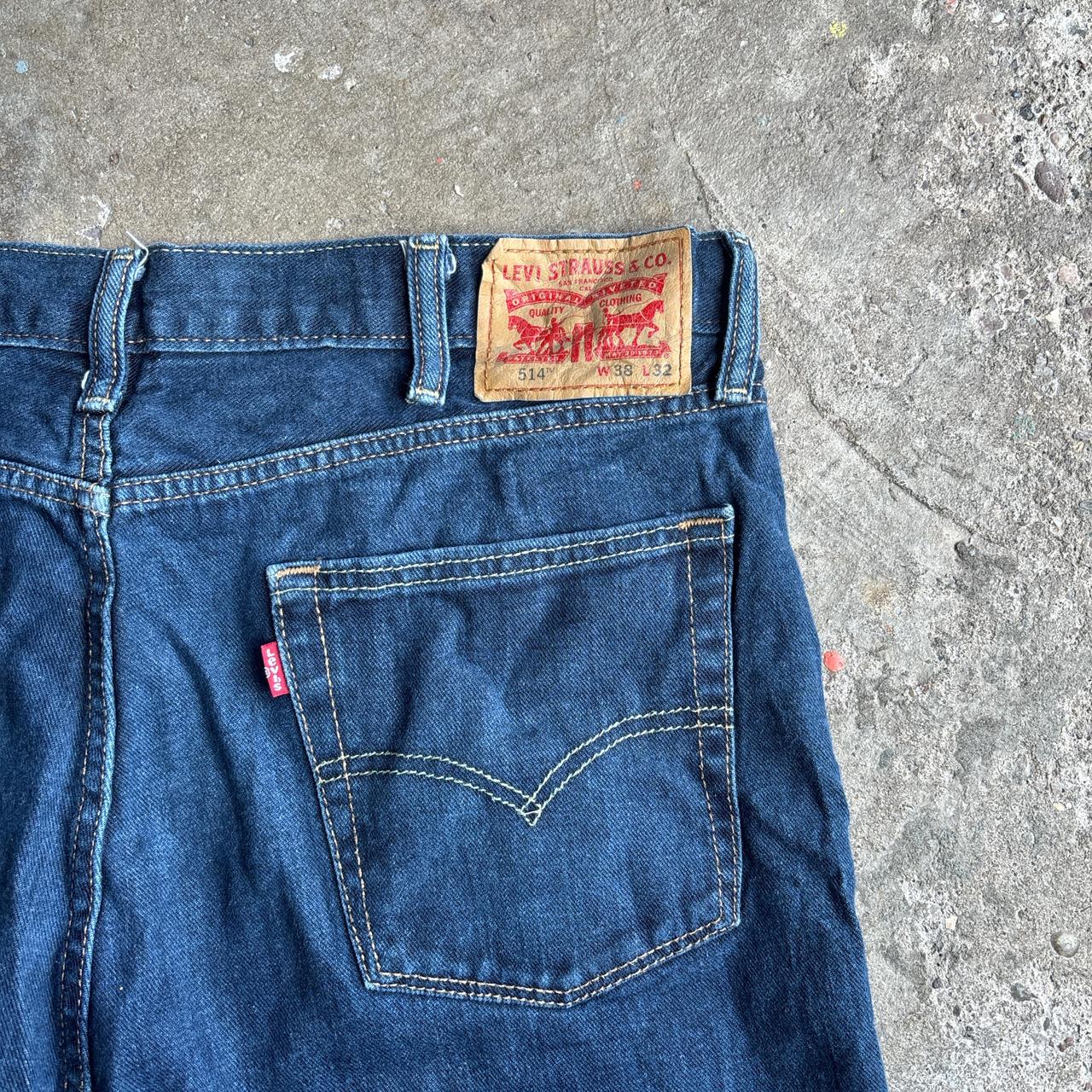 Blue Denim Levi’s Ripped Jean Shorts