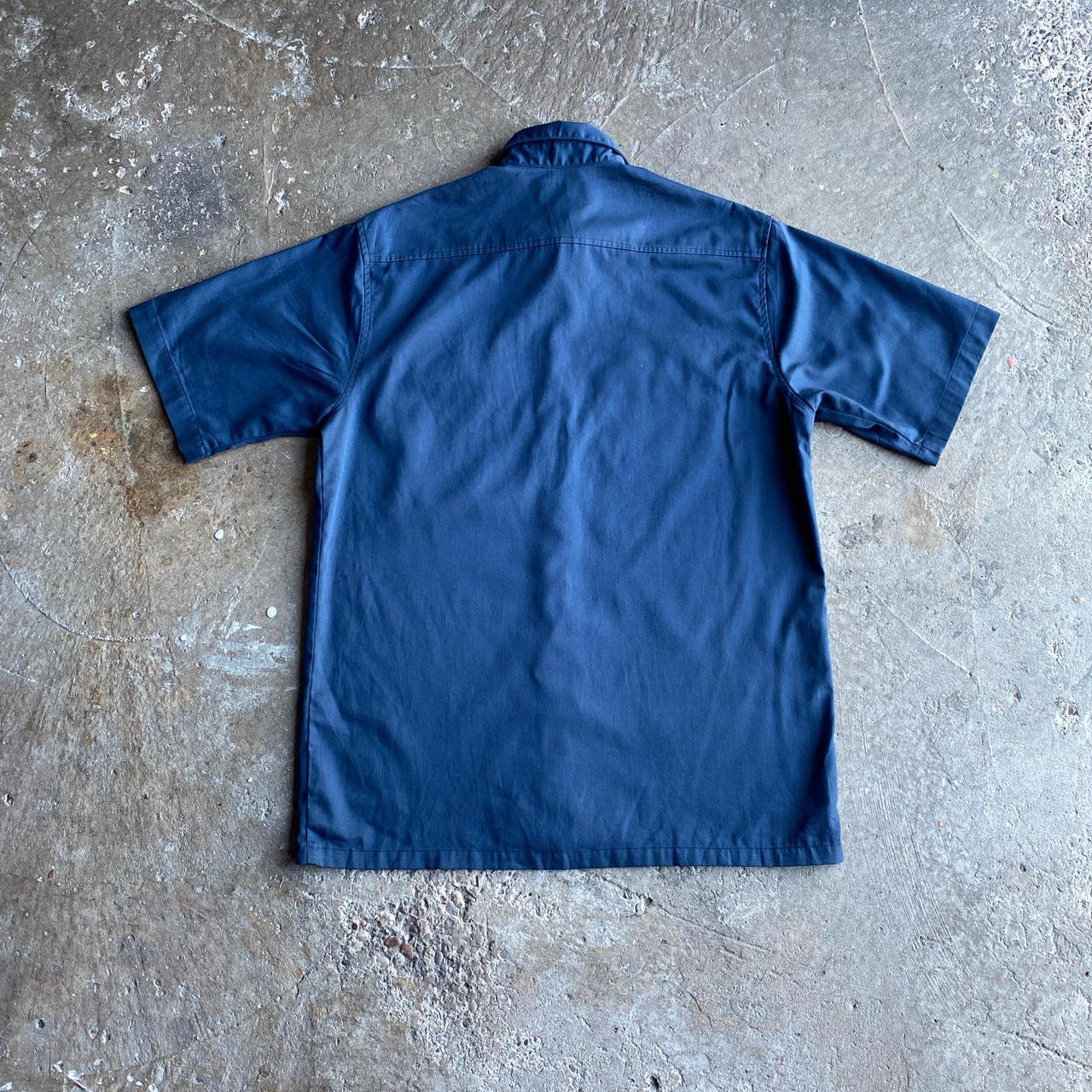 Navy Carhartt Workwear Short Sleeve Shirt - L