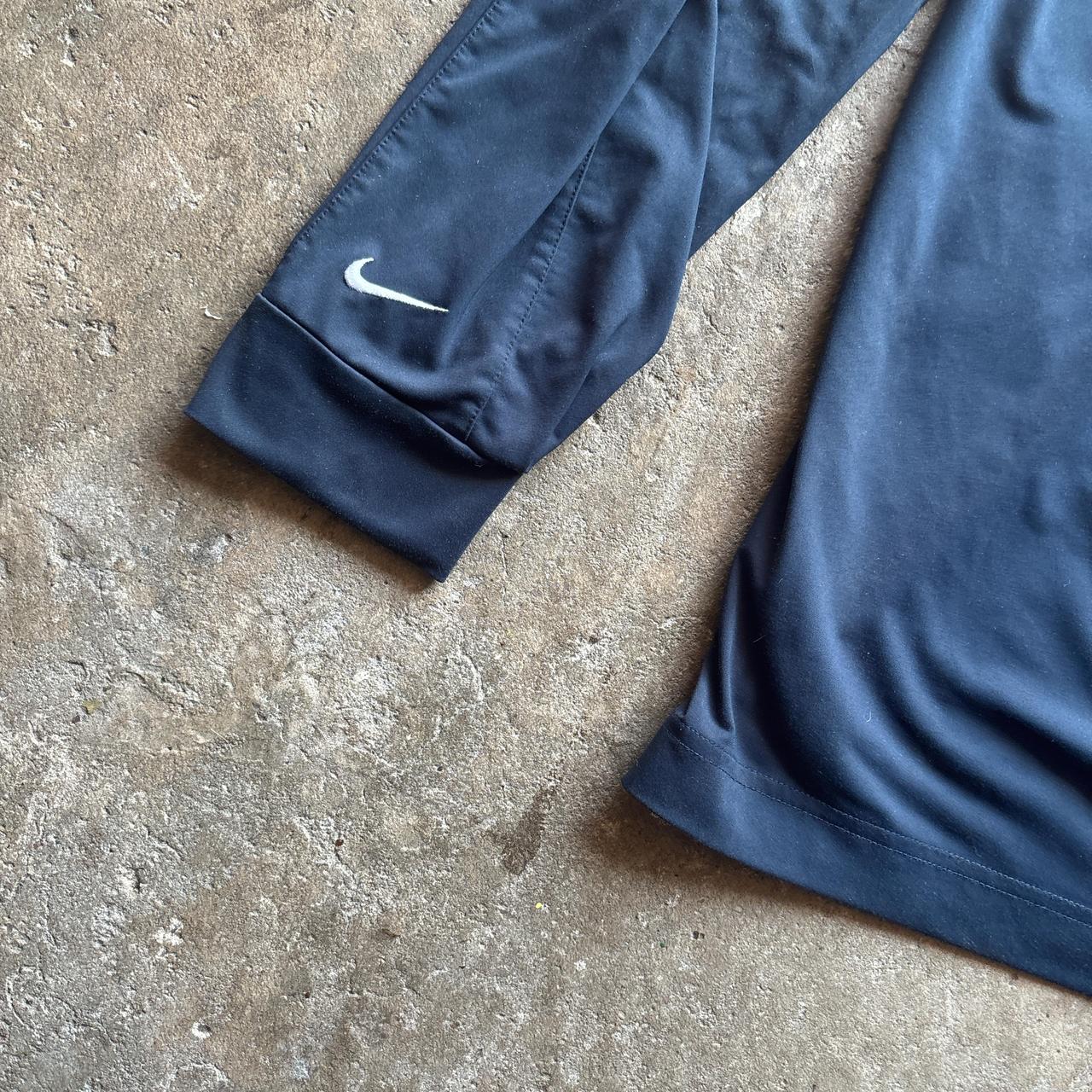 Navy Nike Golf Long-Sleeve Polo Shirt