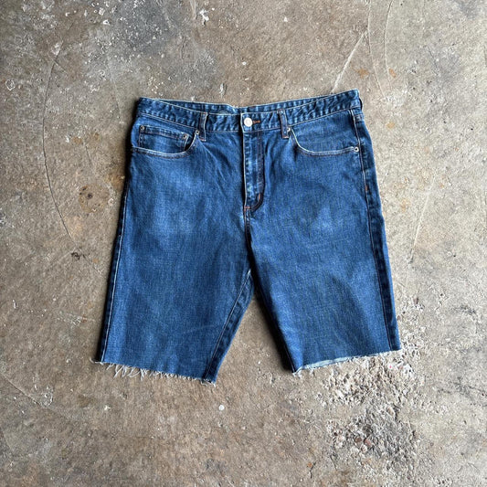 Blue Denim Dickies Cut Shorts