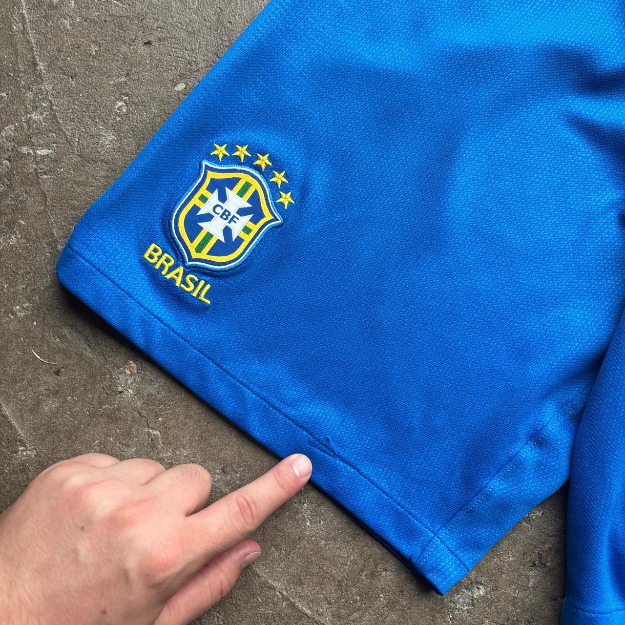 Blue Brazil Nike football shorts - S