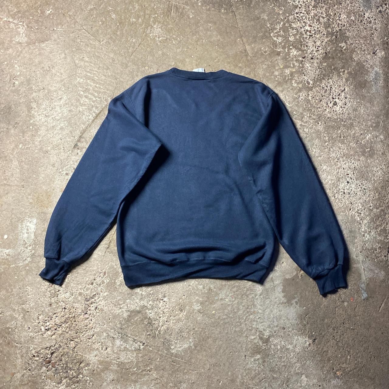 Navy Champion Sweatshirt w/ Kent Print - S