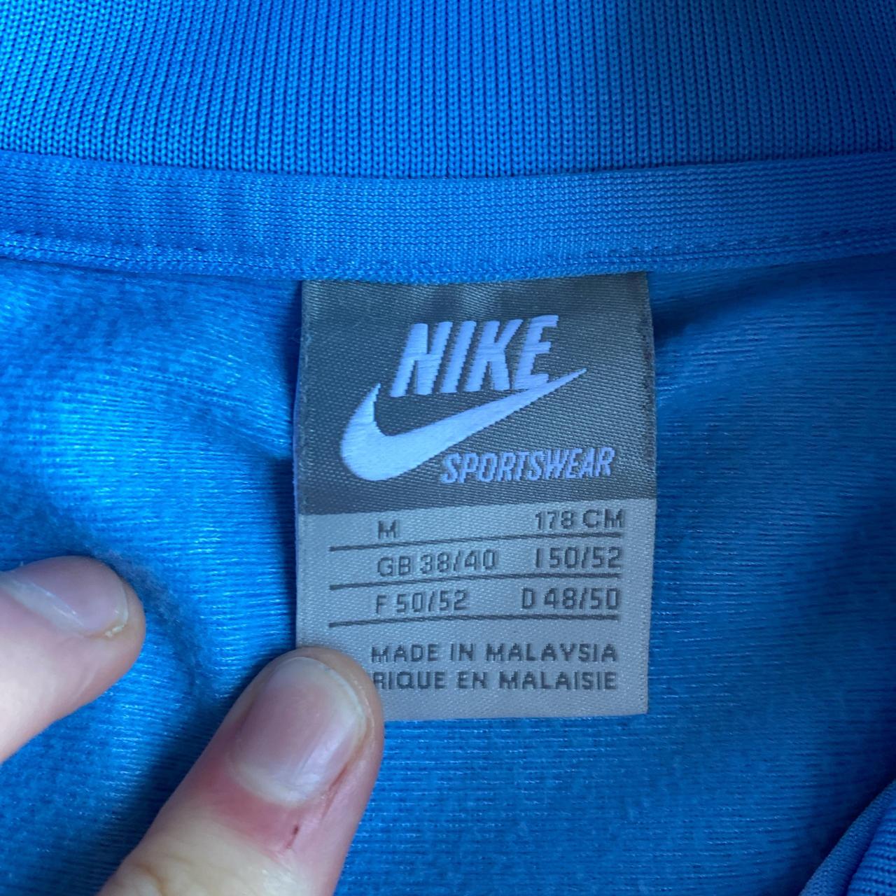 Blue & Navy Nike Tracksuit Top - M