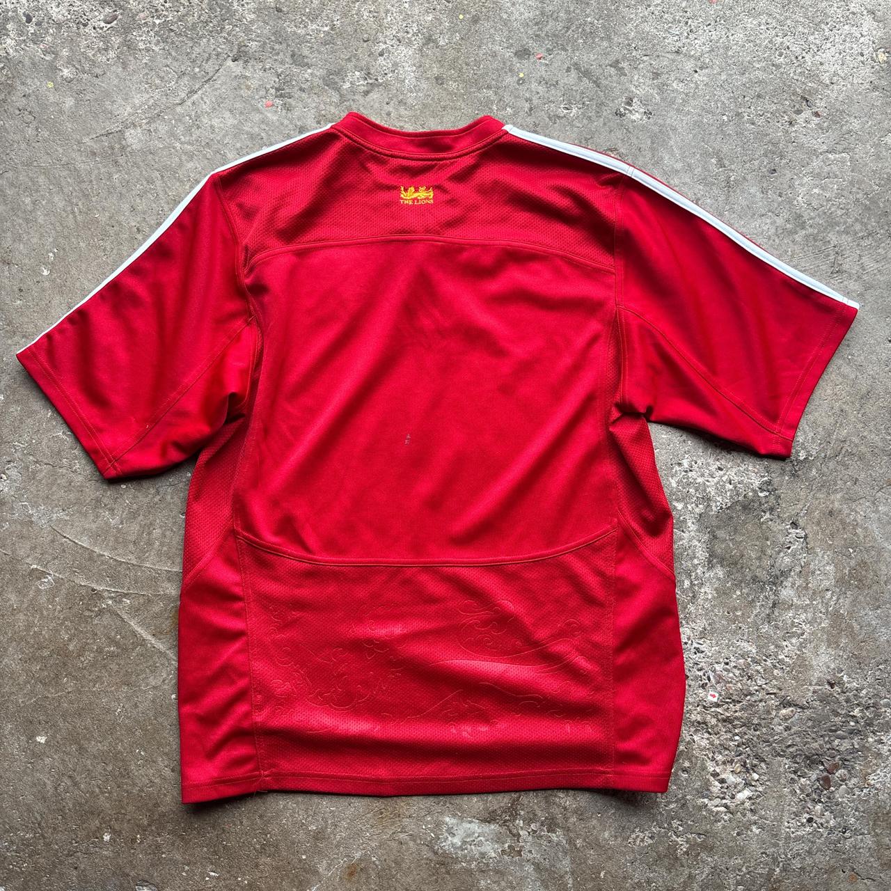Red 2009 South Africa Lions Rugby shirt