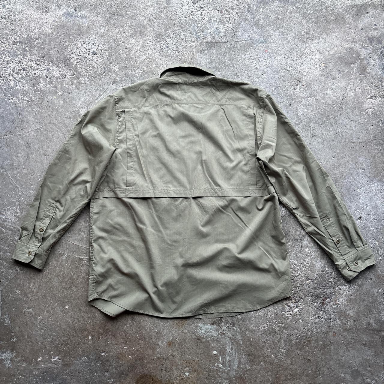 Khaki Carhartt technical shirt with embroidered logo