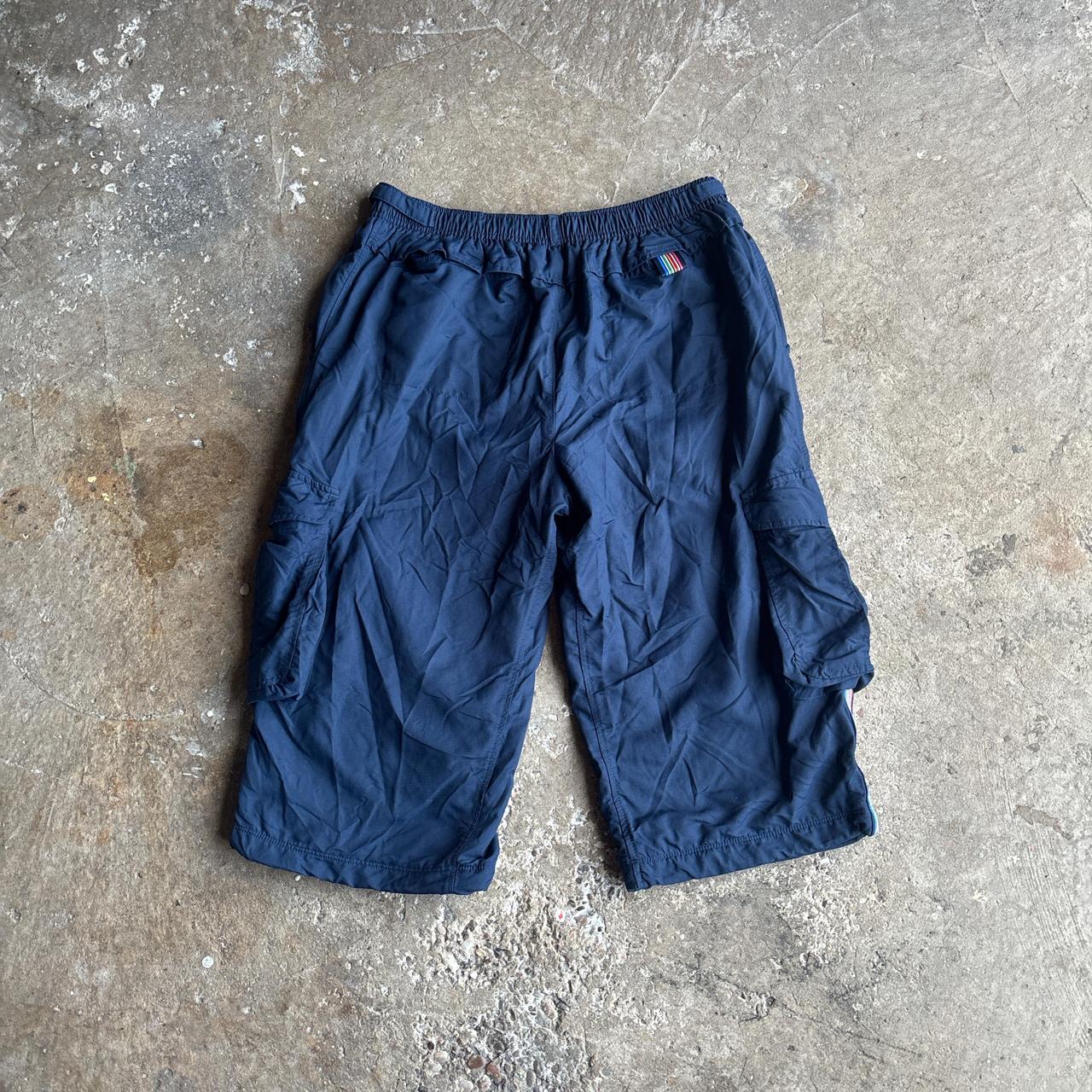 Navy Nike 3/4 Length Sports Shorts