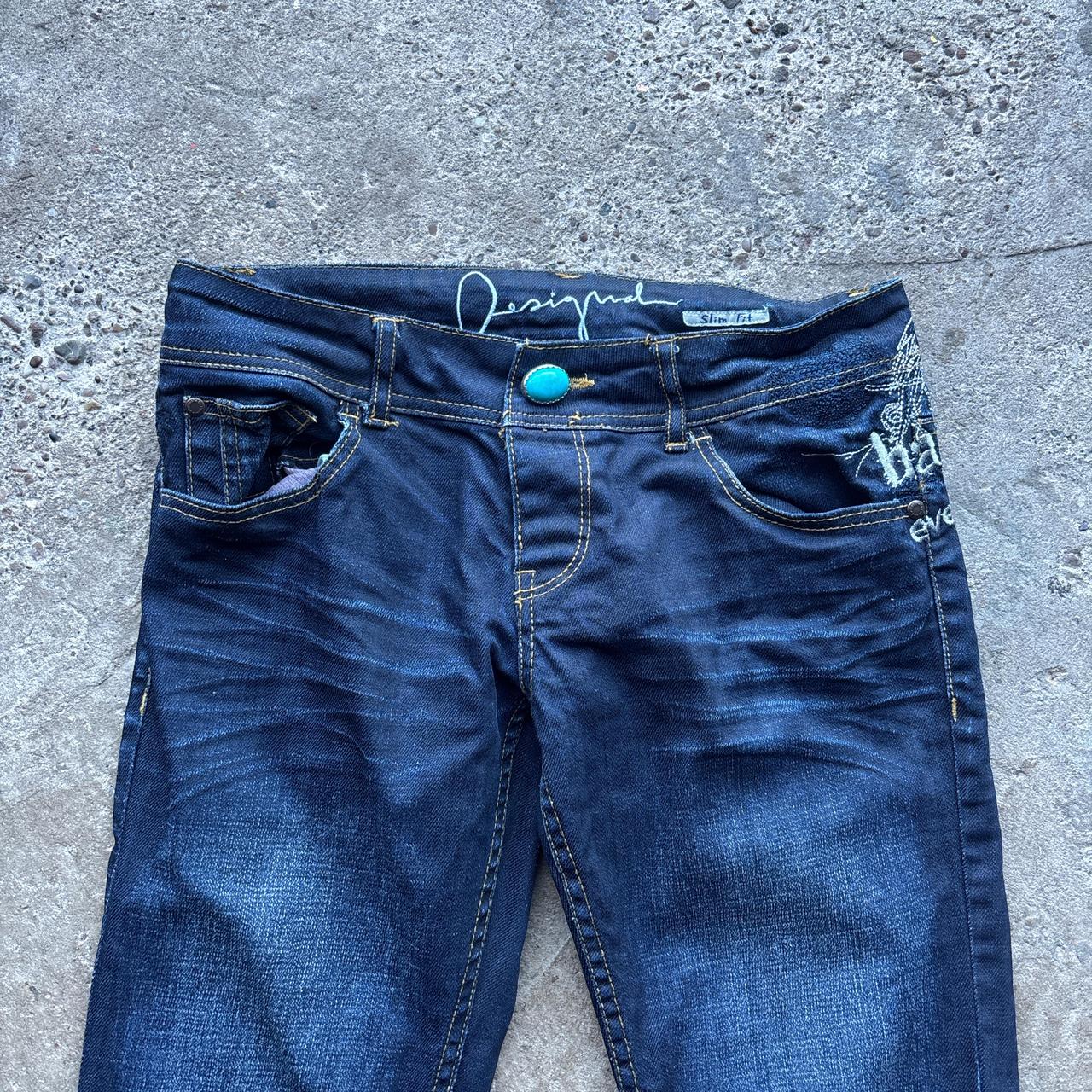 Y2K Desigual Slim Fit Jeans - Size 10