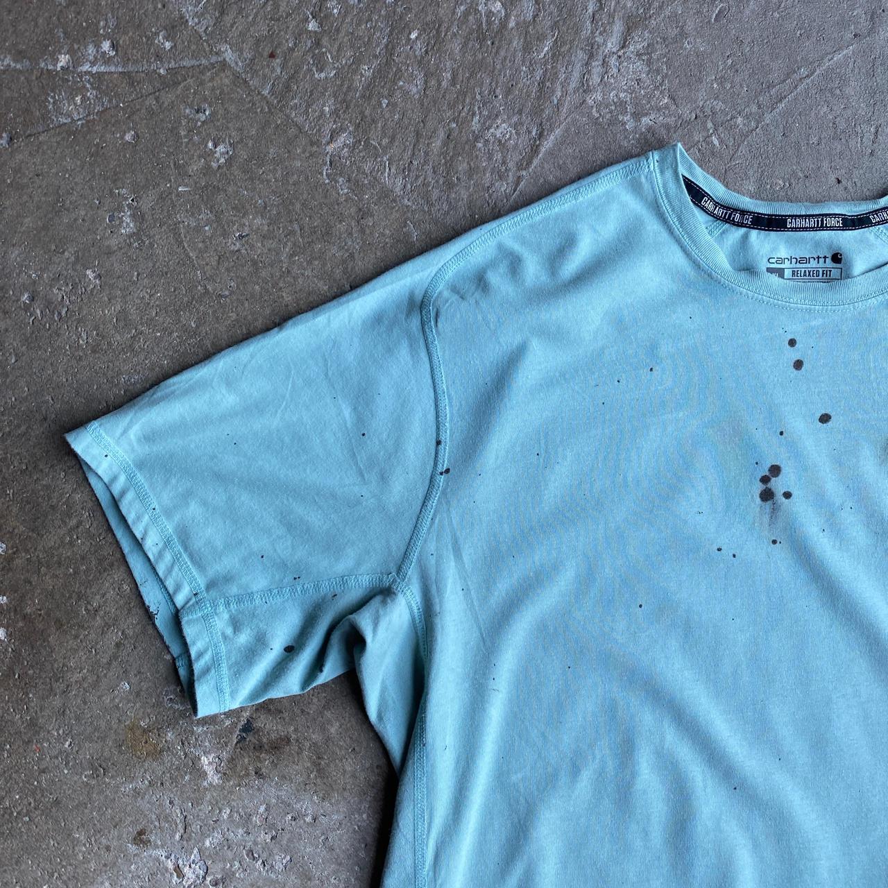 Light Blue Carhartt Pocket T-Shirt - XL