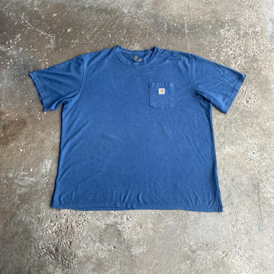 Blue Carhartt Pocket T-Shirt - 3XL