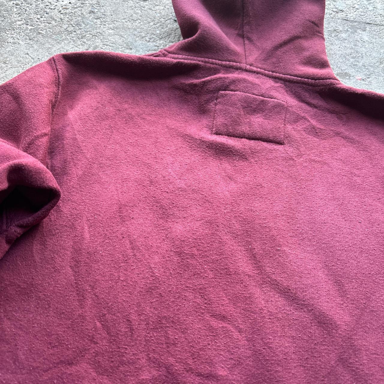Burgundy Harvard University hoody