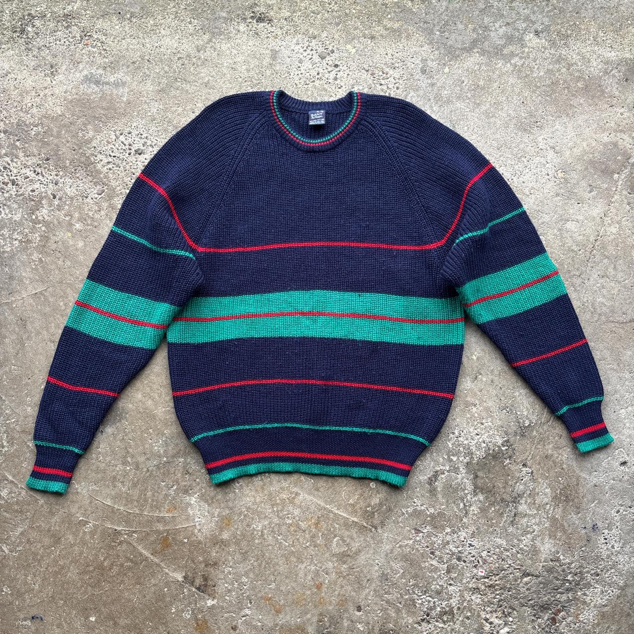 Vintage Navy Gant knitted sweater with striped pattern