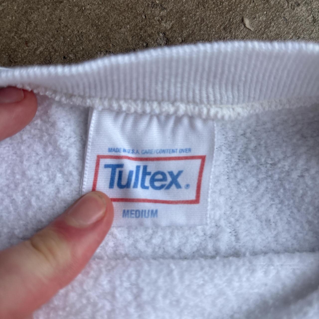 White Crewneck Tultex Sweatshirt - M