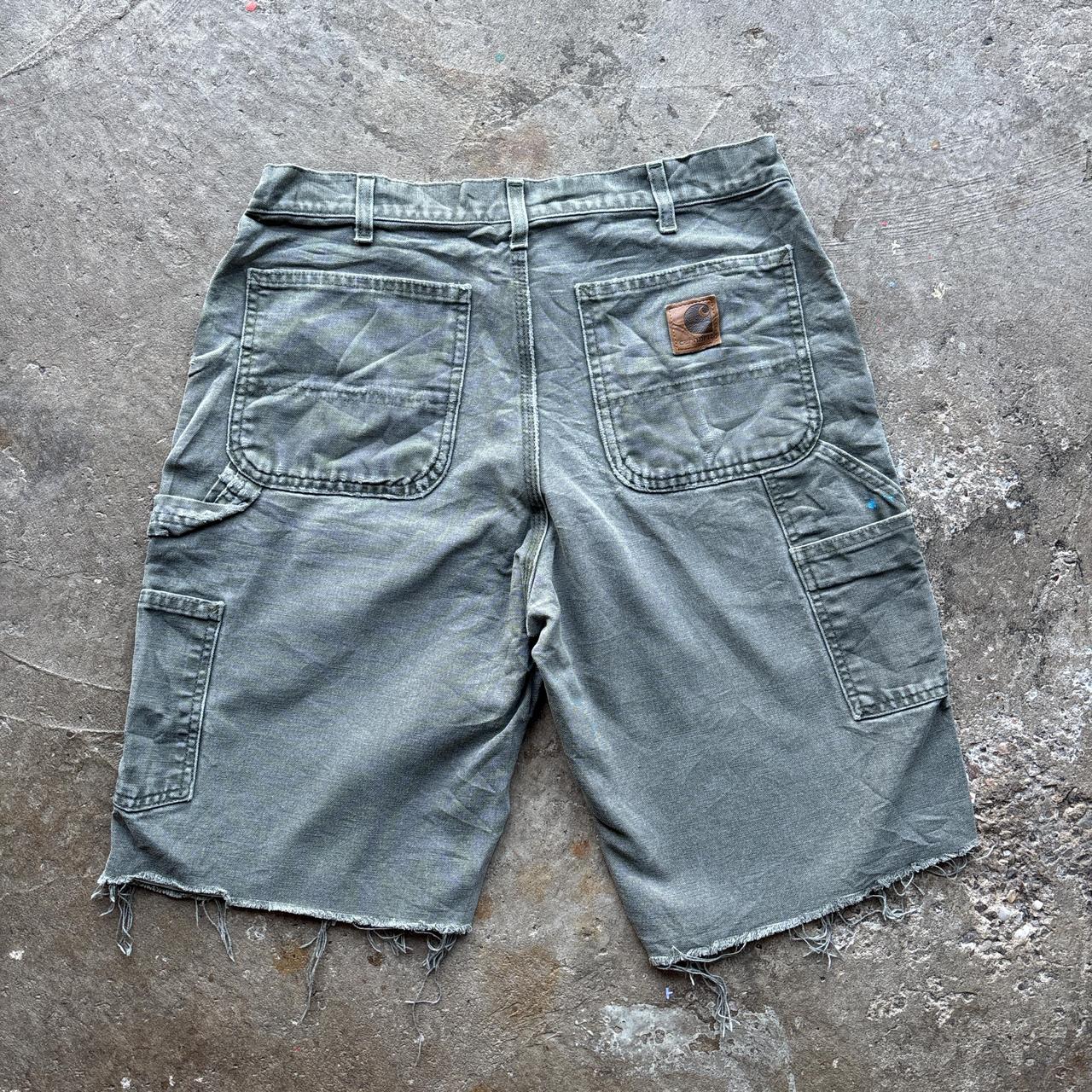 Vintage Grey Carhartt distressed shorts