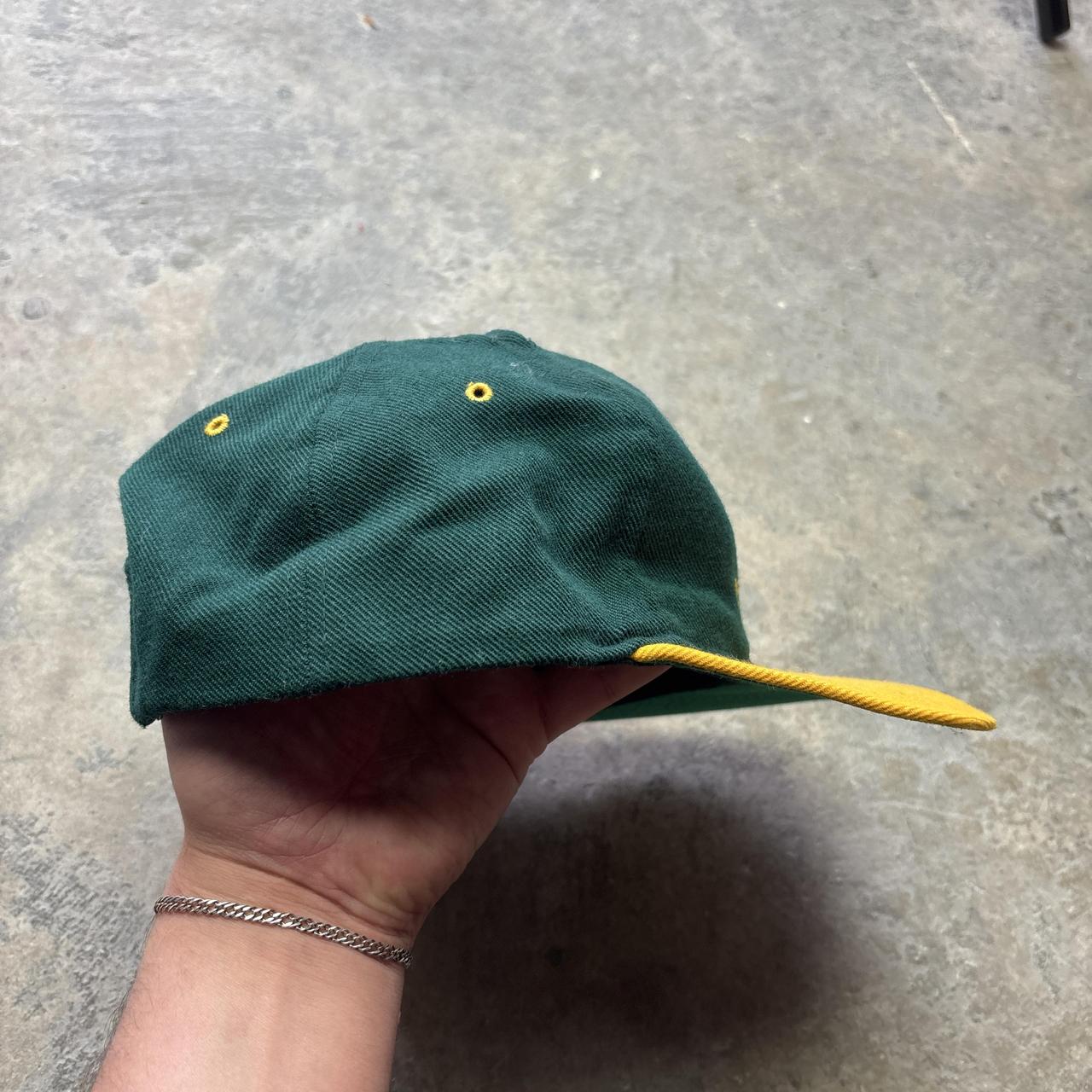 00s Green and yellow vintage snapback