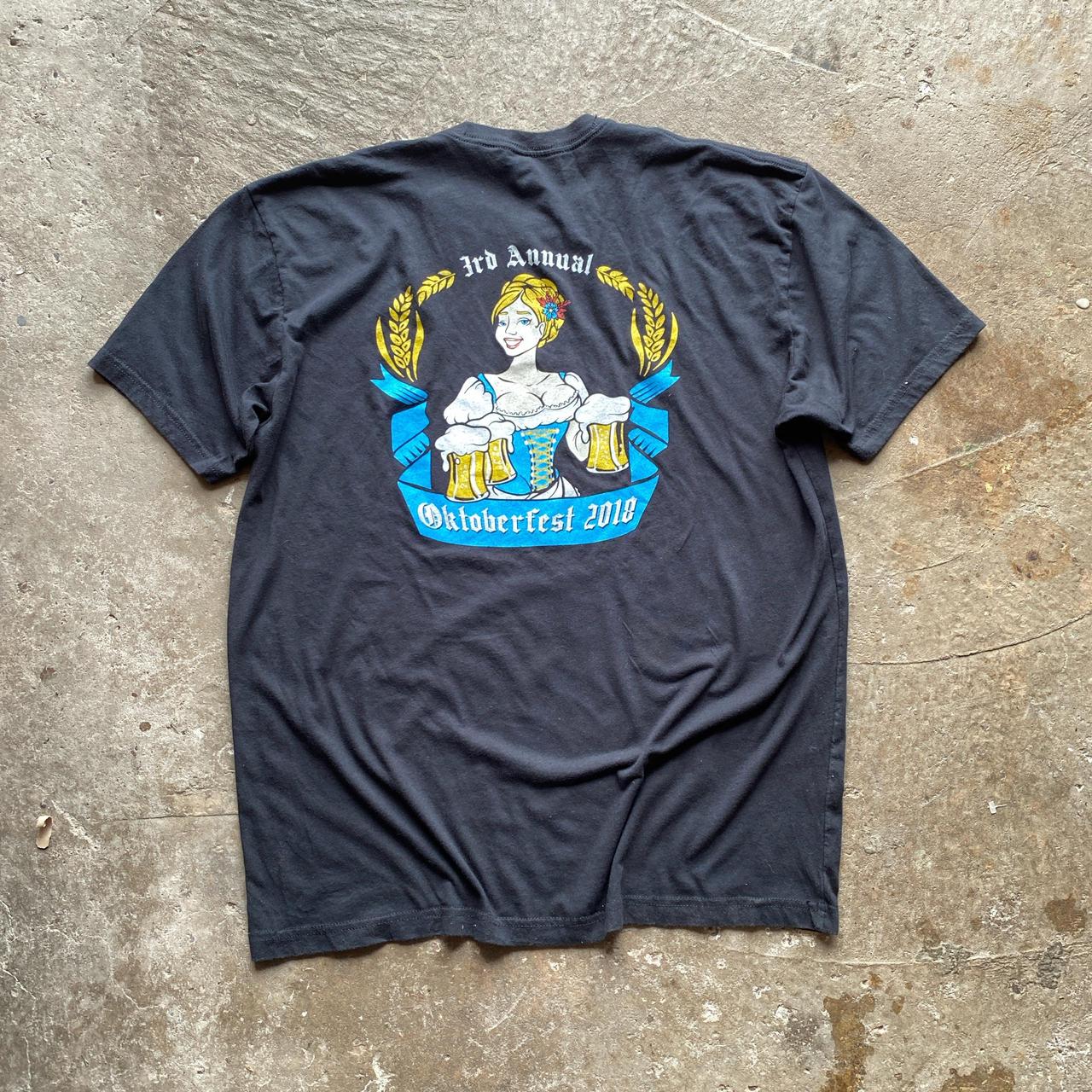 Black Octoberfest graphic tee - XL