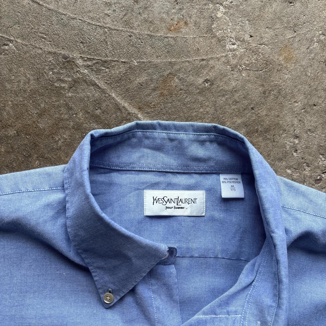 Blue Yves Saint Laurent (YSL) shirt - XXL / C44
