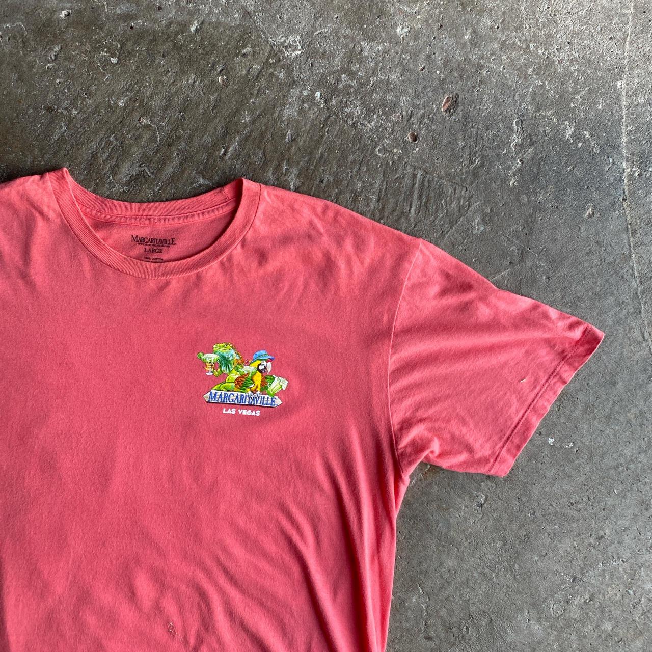 Pink Margaritaville Graphic Bar T-Shirt - L
