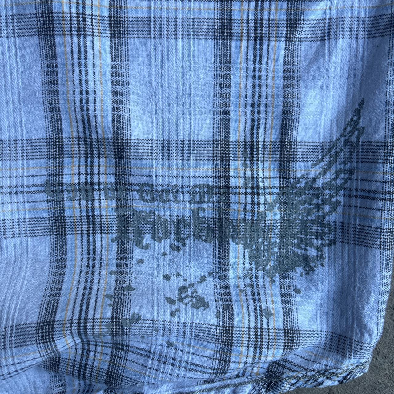 White Lee Cotton Long-Sleeve Checkered Shirt