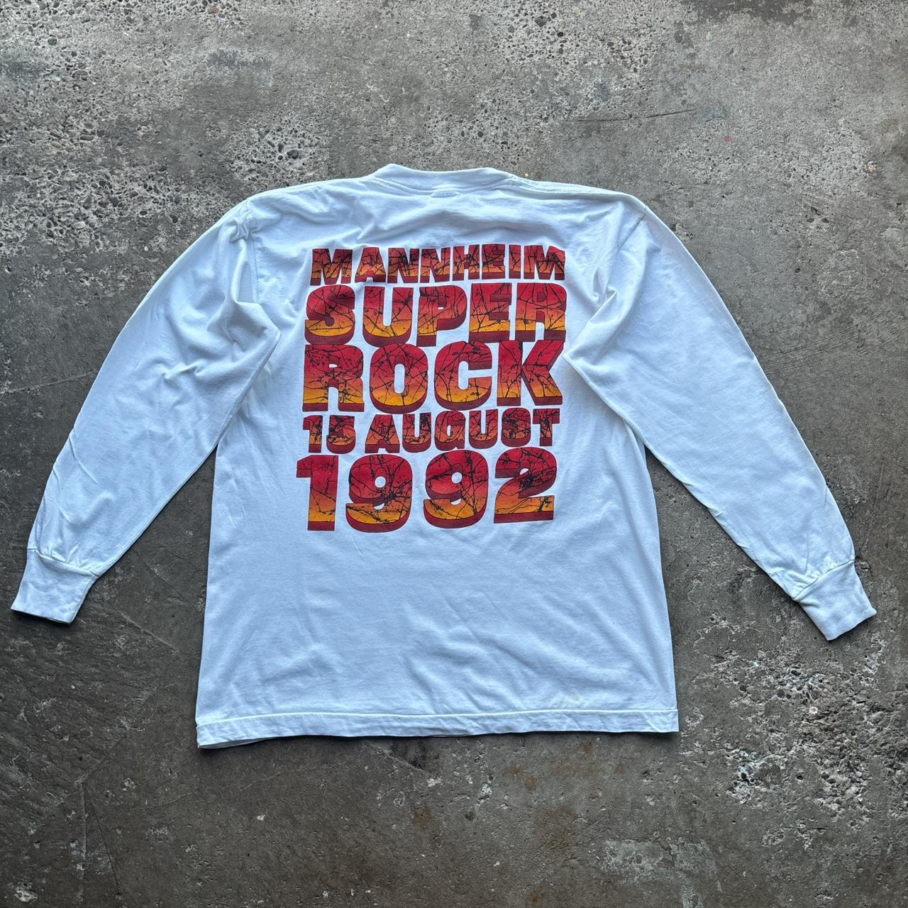 Super Rock 1992 Festival Tour Shirt longsleeve Mannheim - L