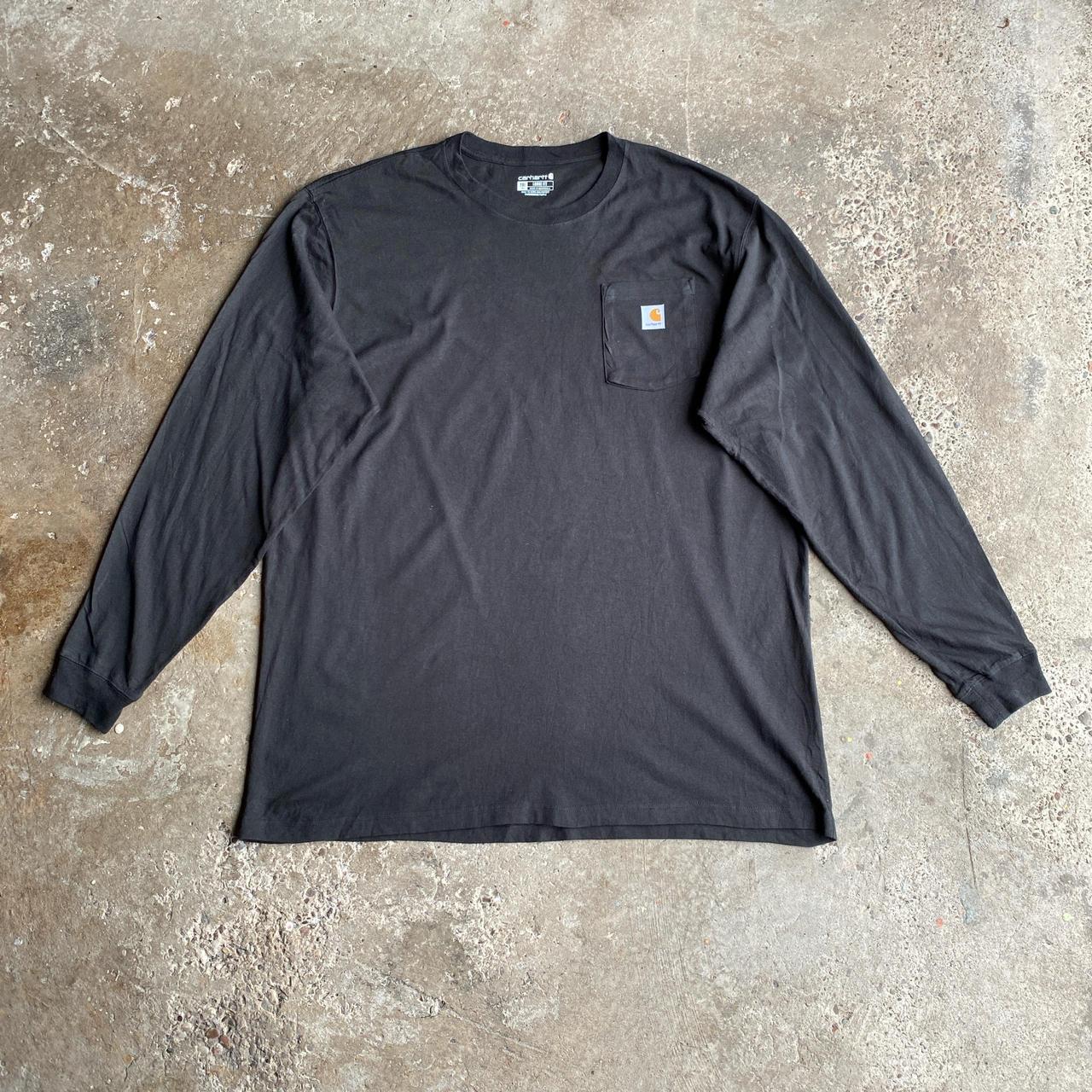 Black Long-Sleeve Carhartt T-Shirt - 2XL