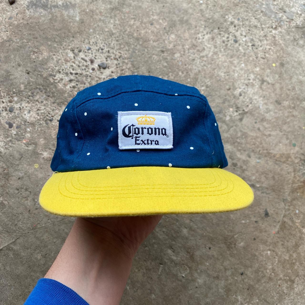 Corona Extra blue and yellow 5 panel cap