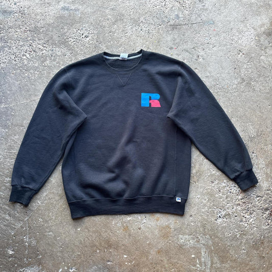 Black Russell Athletic Sweatshirt - L