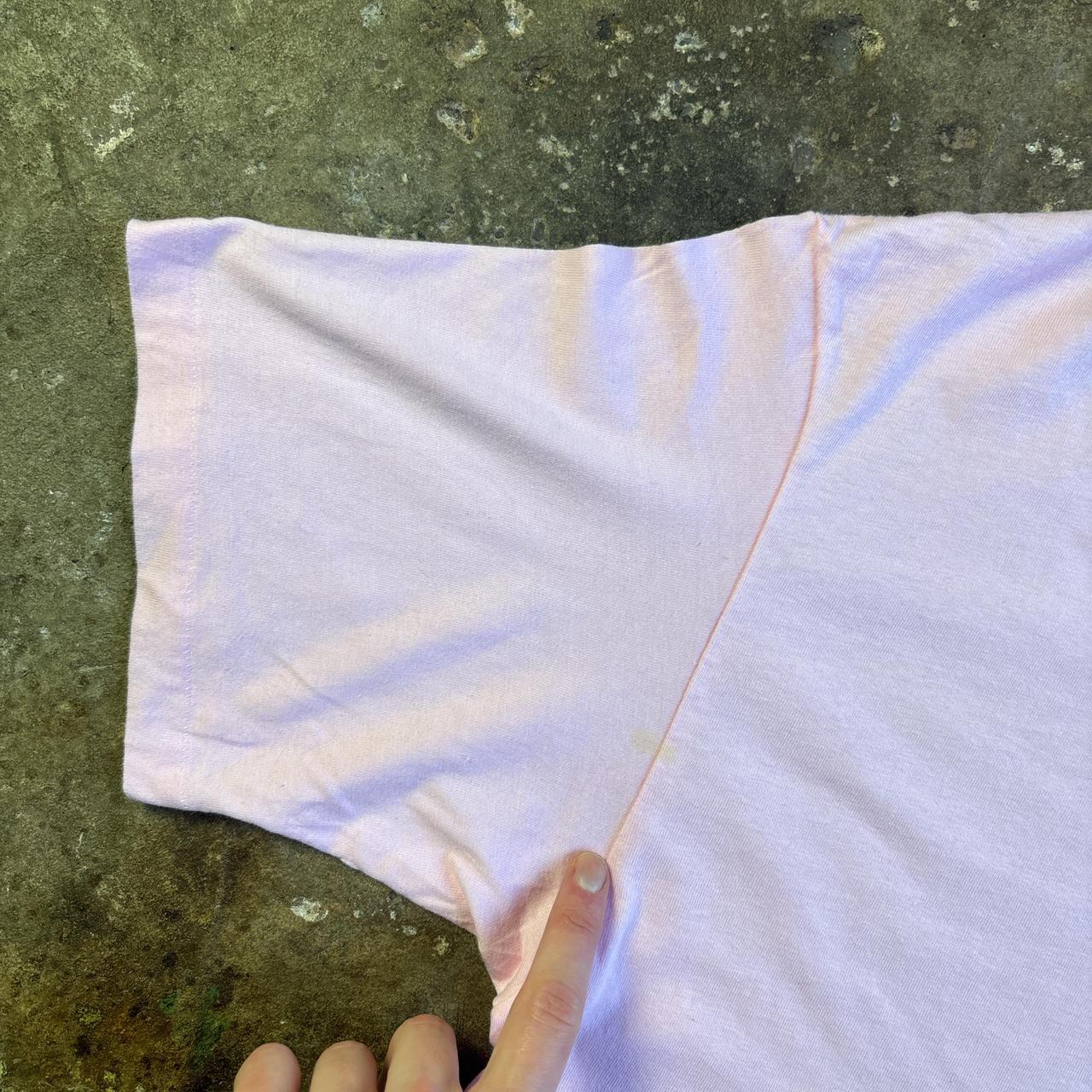 Pink Hanes Single Stitch T-Shirt - XL