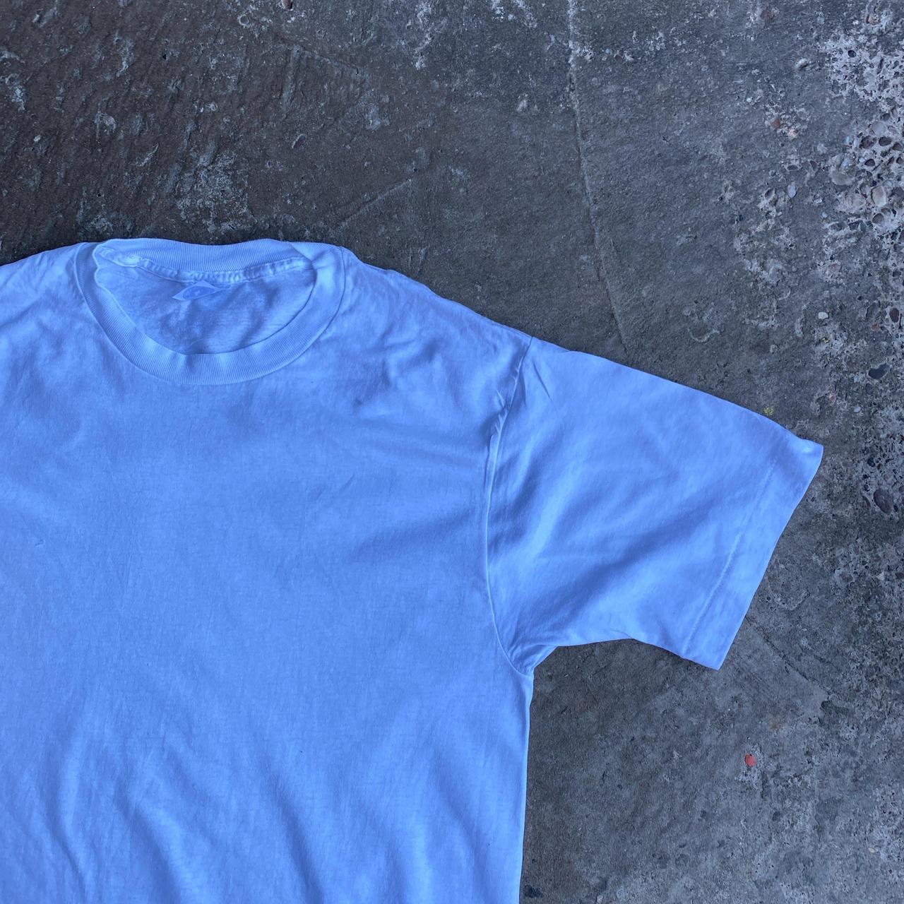 White Single Stitch Munsingwear T-Shirt - M