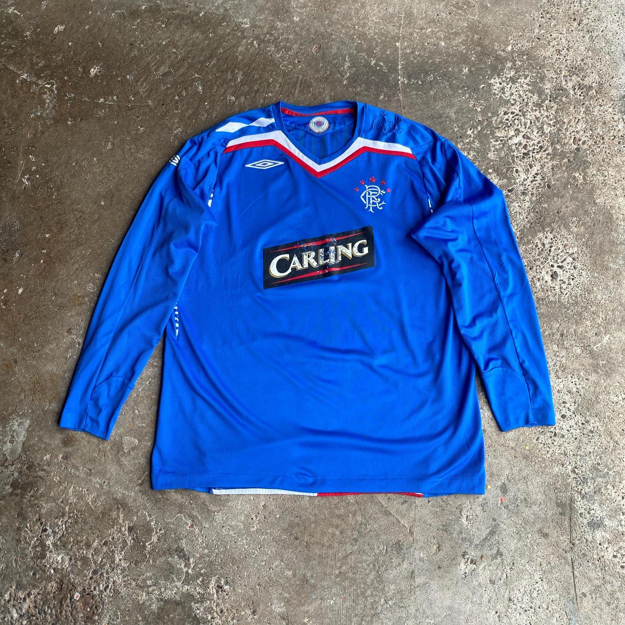 Blue Umbro Rangers 2007-08 Home Shirt