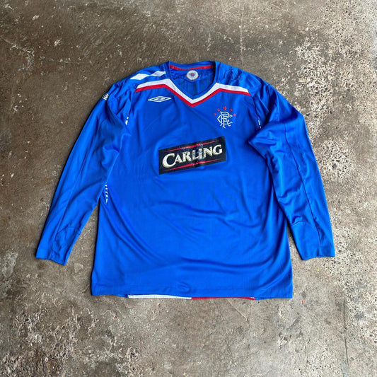 Blue Umbro Rangers 2007-08 Home Shirt