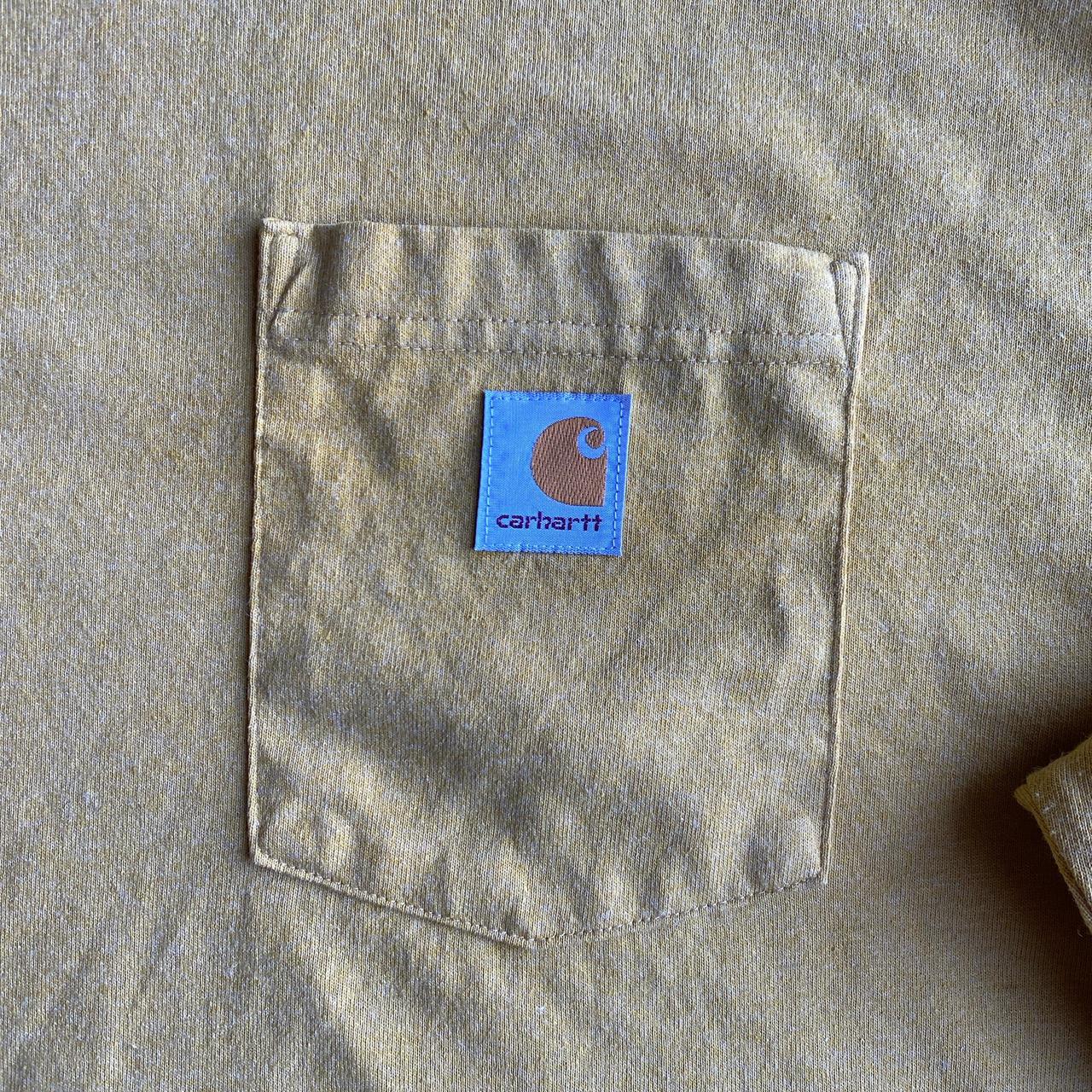 Yellow Long-Sleeve Carhartt T-Shirt - 2XL