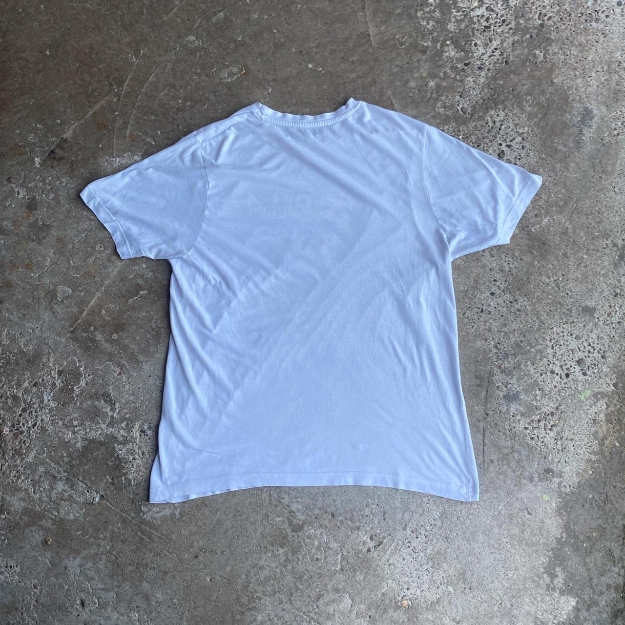 White Graphic Billabong T-Shirt - L