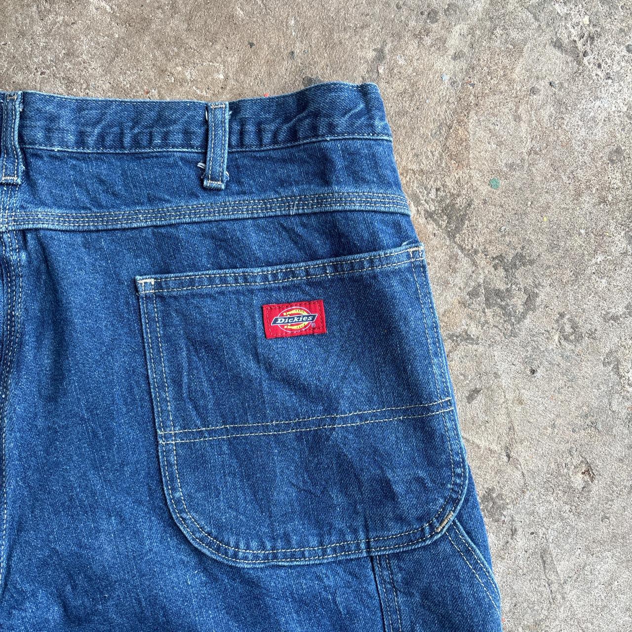 Blue Denim Dickies cut shorts