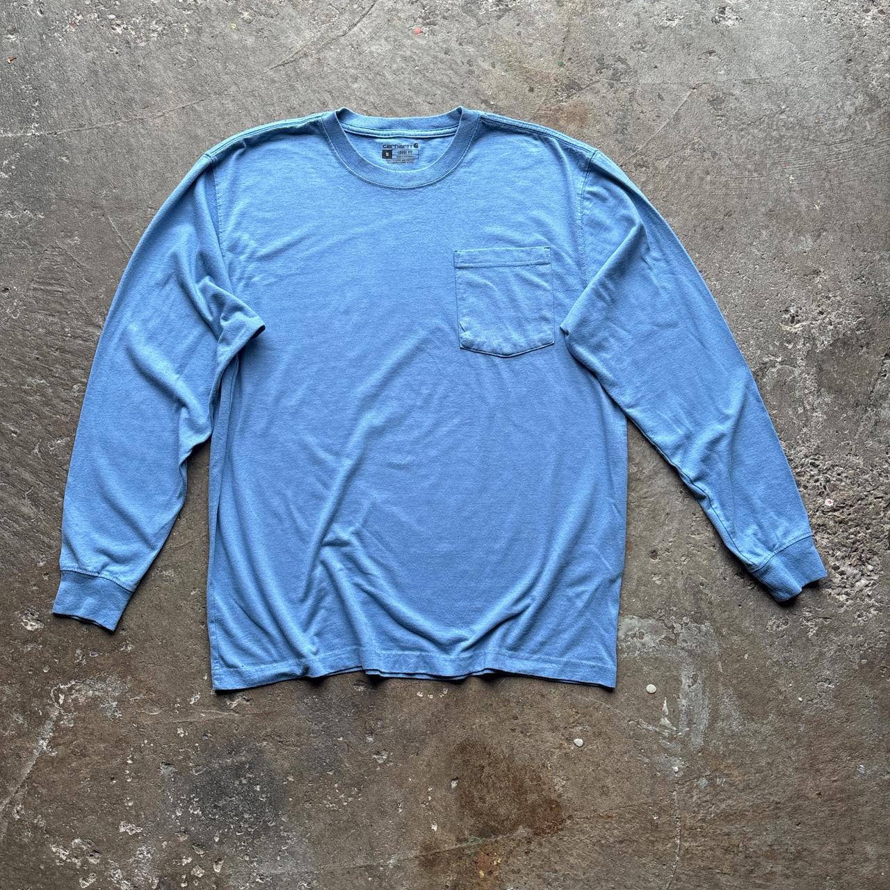Blue Carhartt long-sleeve top - M