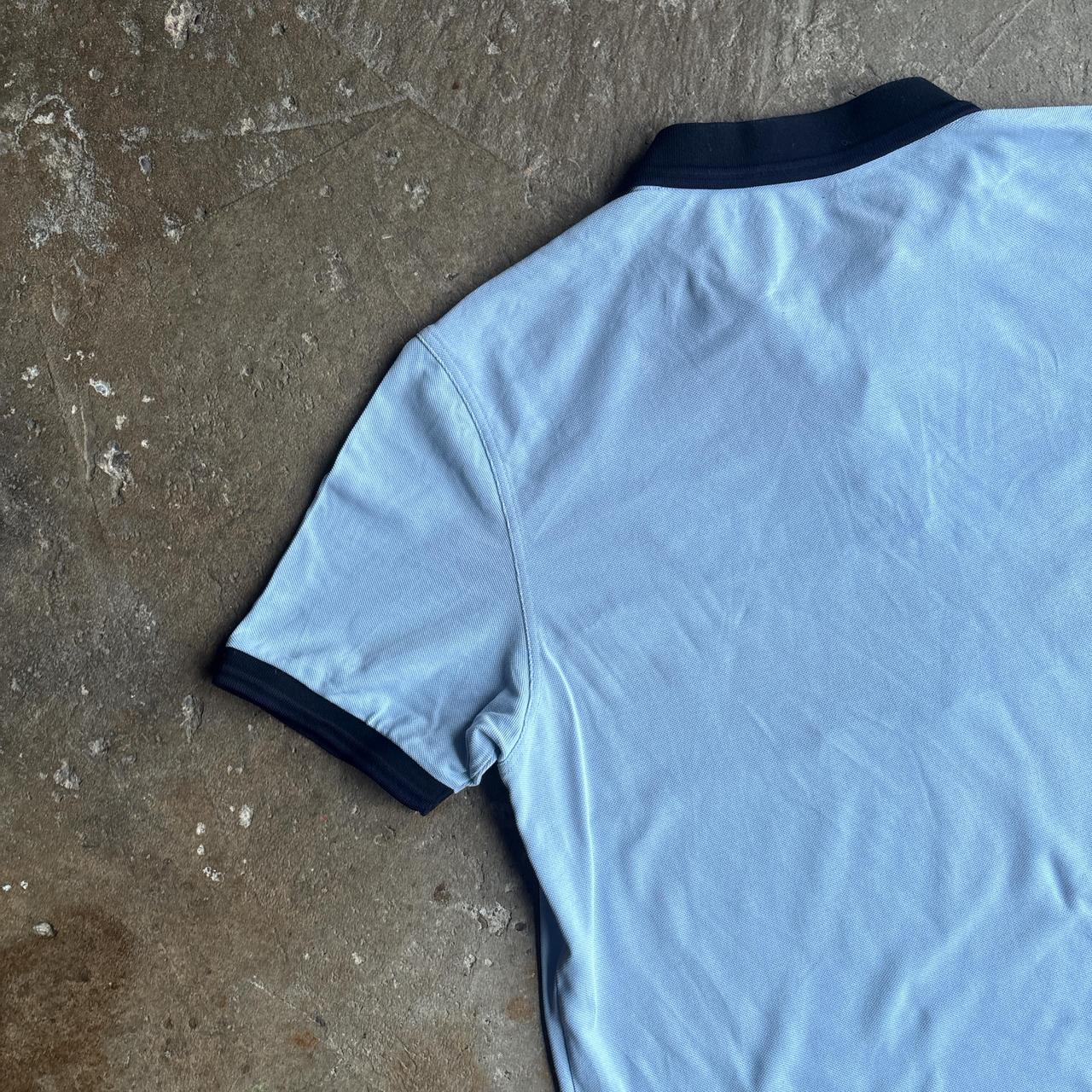 Light Blue & Black Fred Perry Polo Shirt - 2XL