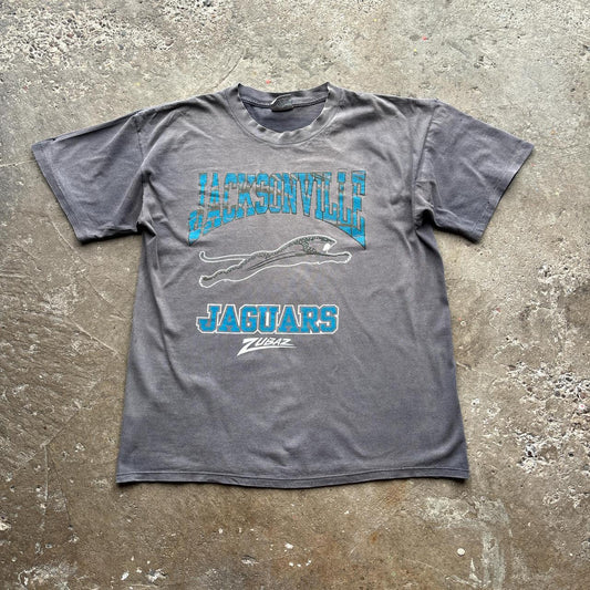 Vintage Grey Jacksonville Jaguars Zumbaz graphic tee - L