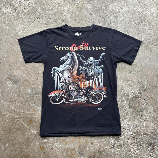 Black Wild T-shirt with biker graphic