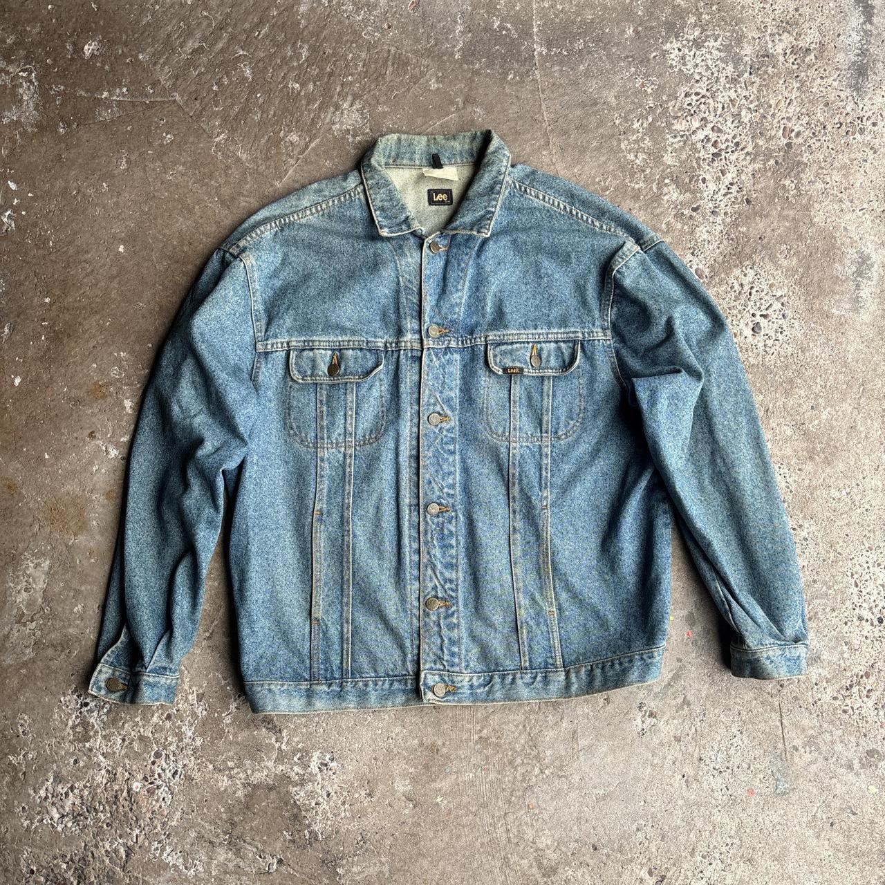 Washed Blue Lee Denim Jacket - XL