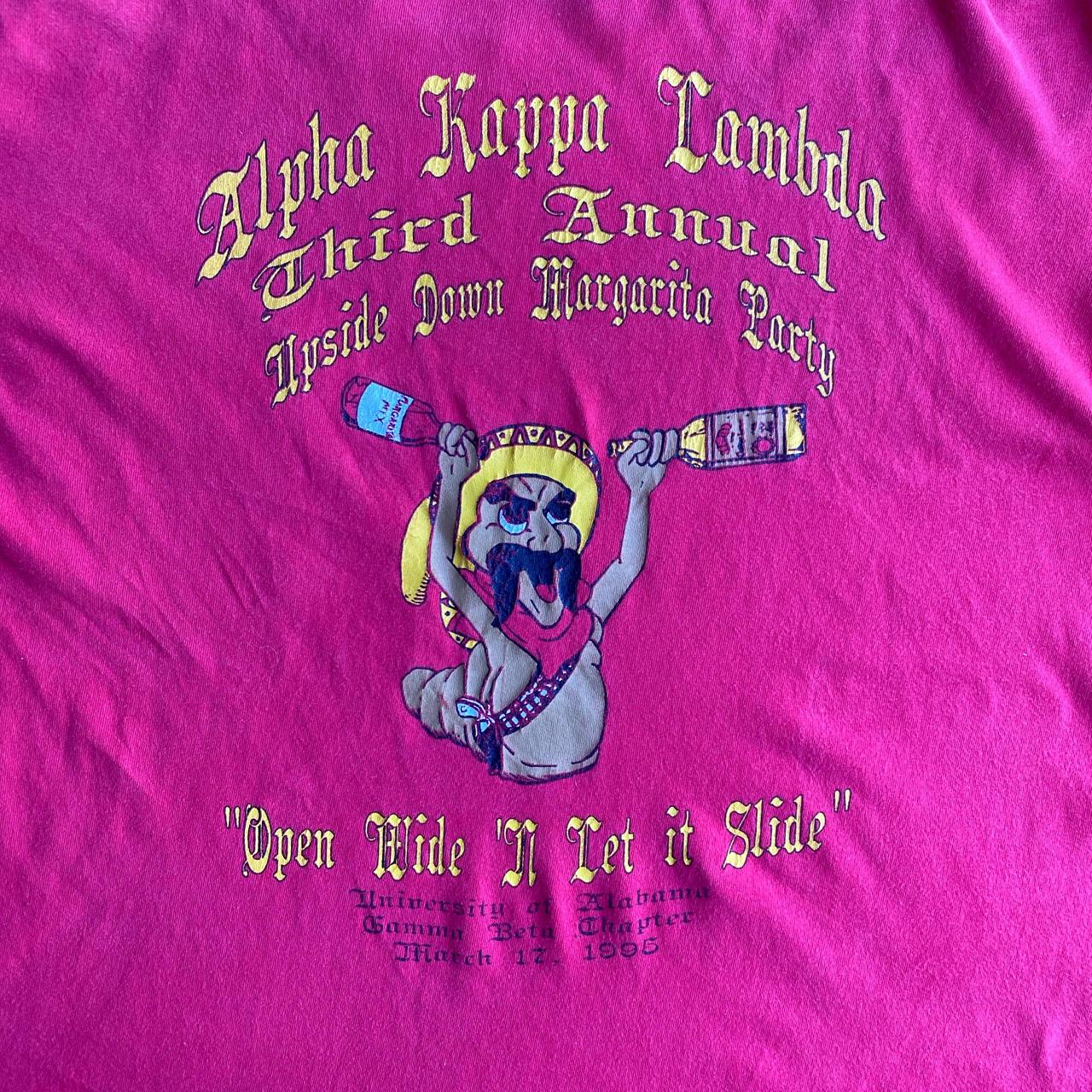 Red Graphic Tequila Single Stitch T-Shirt - XL